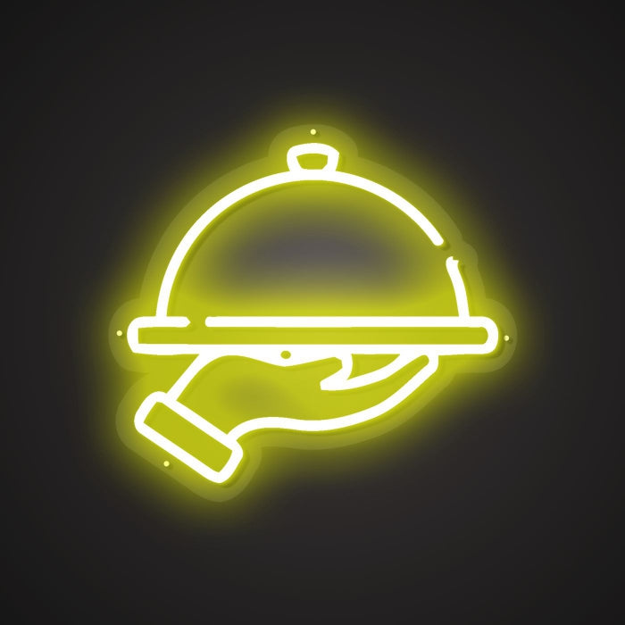 Shimmering Neon Indicator for Dishes