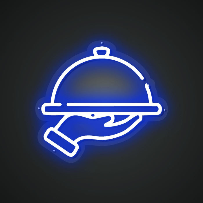 Glistening Neon Sign for Table Service