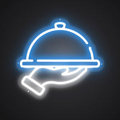 Neon Sign for Serving Dishes