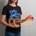 Yes We're Open Neon Signs