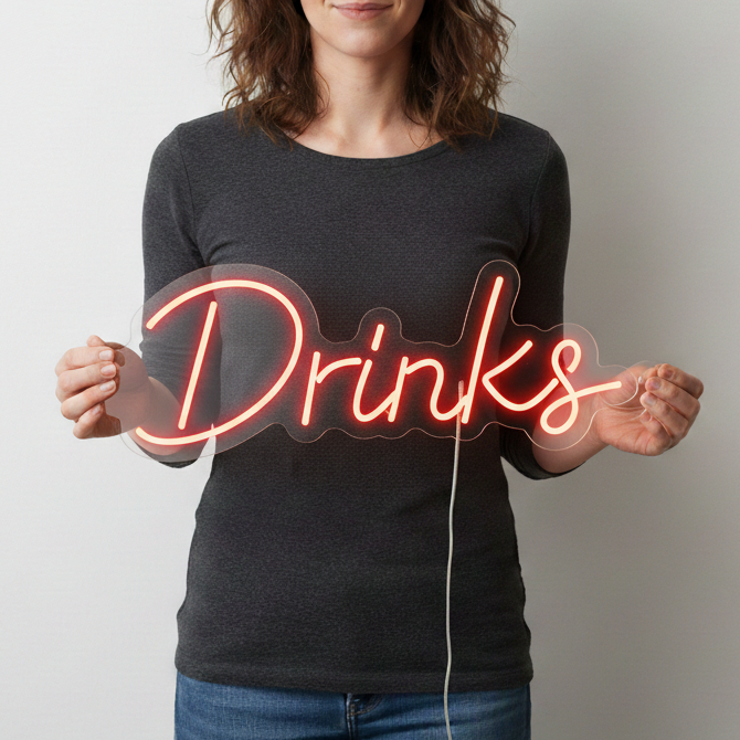 Drinks Neon Sign
