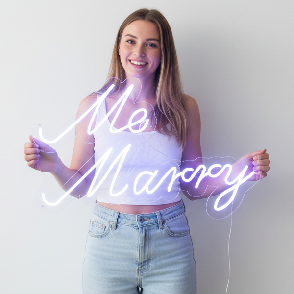 Me Marry Neon Sign