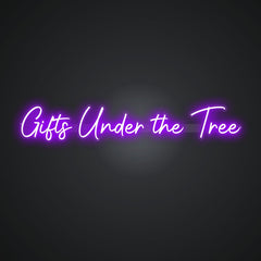 Neon Emblem of Christmas Surprises