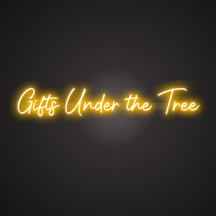 Neon Visual of the Tinsel-covered Treasures