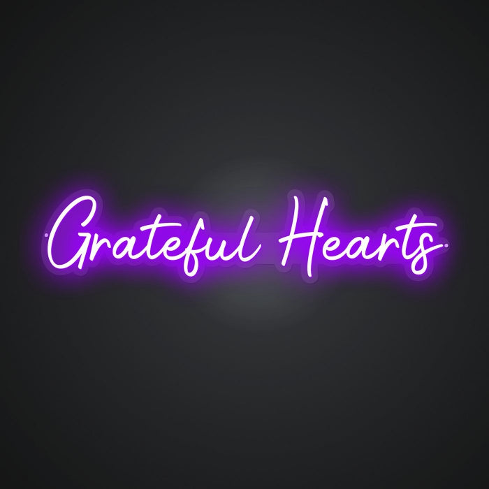 Neon Emblem of Thankful Souls