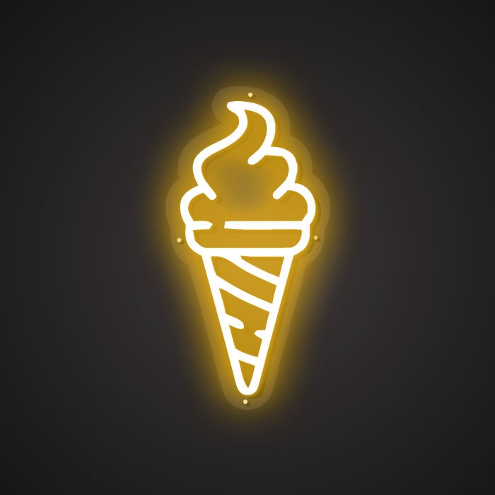 Dazzling Neon Dessert Sign