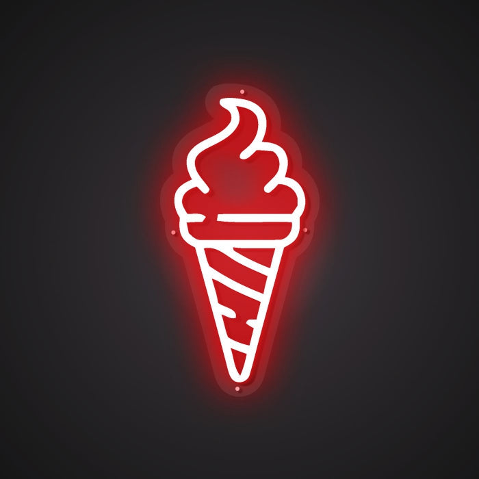Neon Visual of Chilled Treats