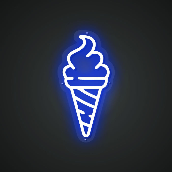 Glistening Neon Scoop Sign