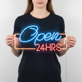 Open 24hrs Neon Signs