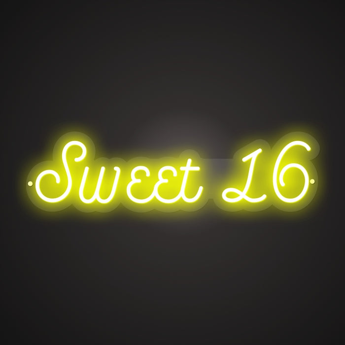 Dazzling Neon Coming-of-Age Sign