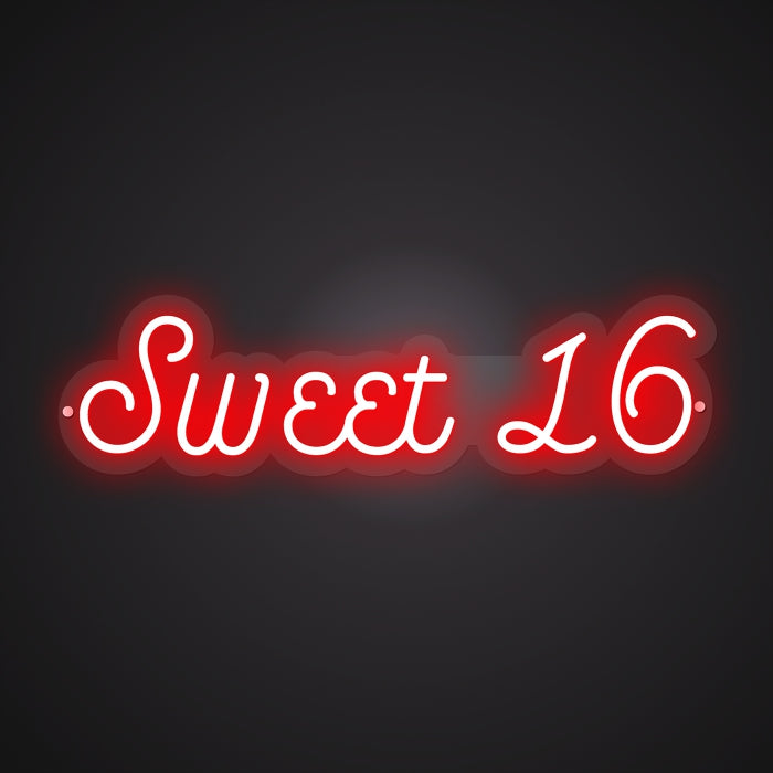 Radiant Neon Sweet 16 Glow