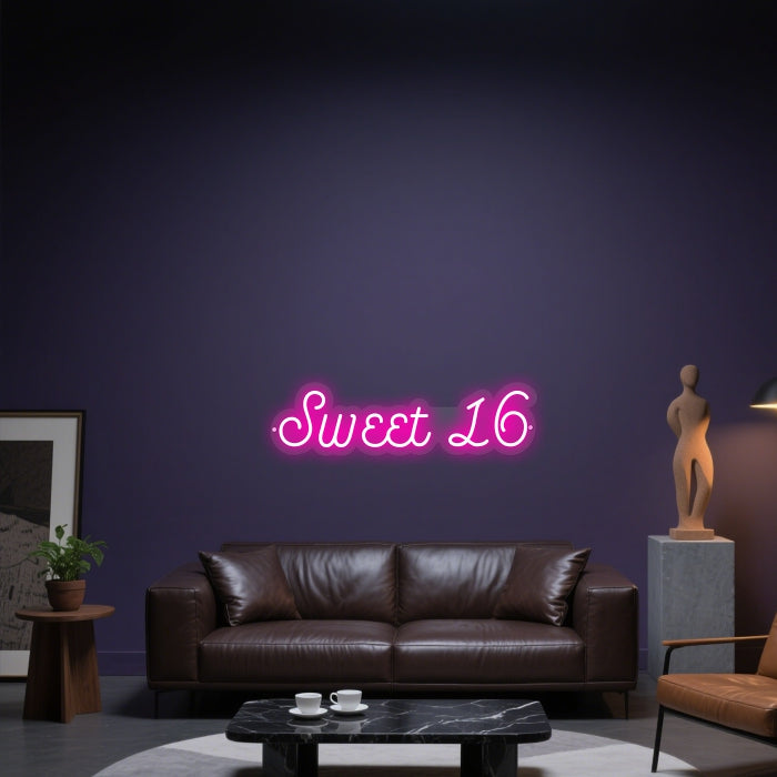Glowing Neon Teenage Dream Display