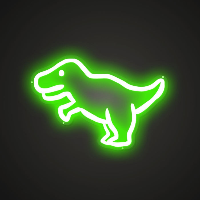 Neon Lightboard for Dinosaur Royalty