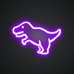 Neon-roared Tyrannosaurus Rex Sign