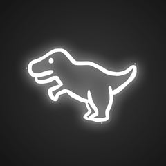 Glowing Neon King of Dinosaurs Display