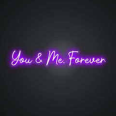 Neon Bond of Eternal Unity Sign