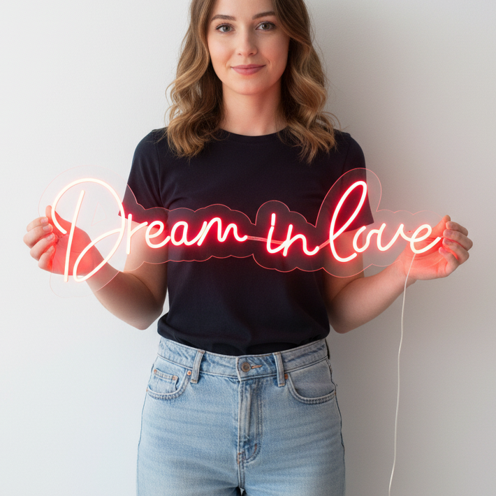 Dream In Love Neon Sign