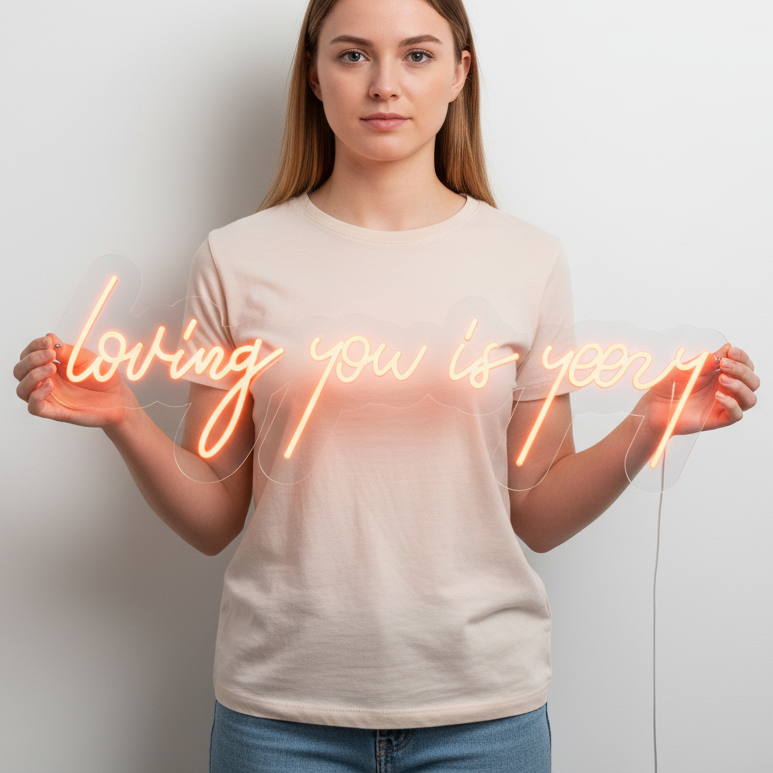 Loving You Is Easy Neon Sign