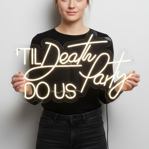 Til Death Do Us Party Led Neon Signs