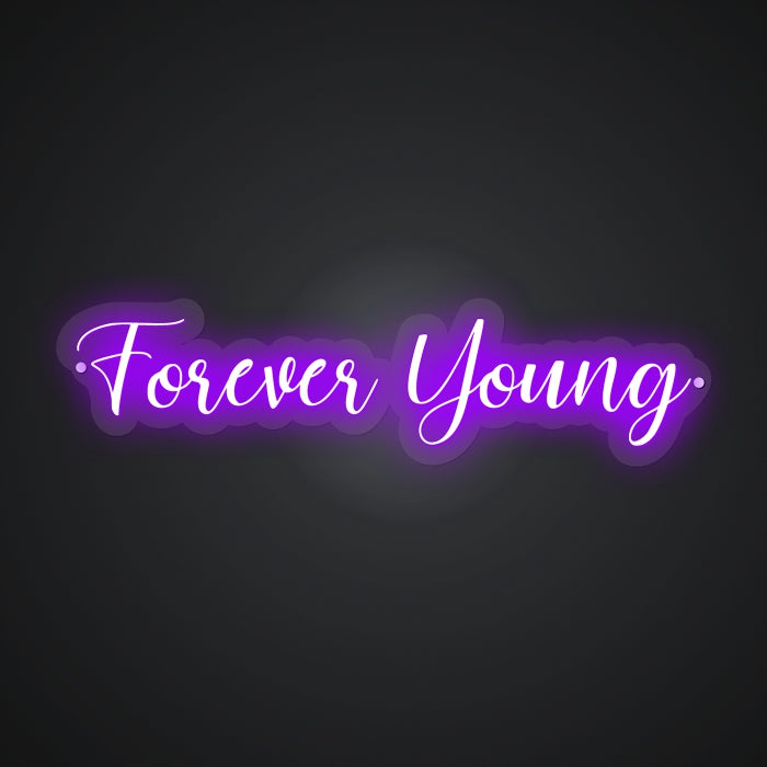 Neon Emblem of Eternal Vitality
