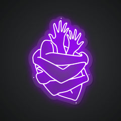 Neon Emblem of Loving Closeness