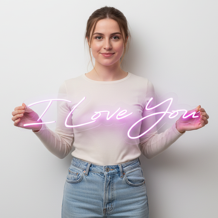 I Love You Neon Sign