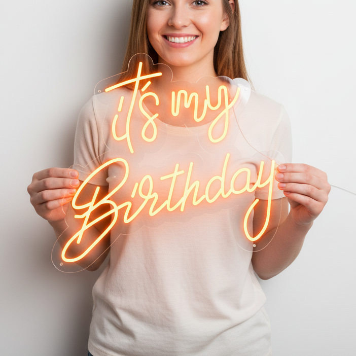 It's My Birthday Neon Sign