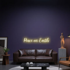 Glowing Neon Serene Season Display