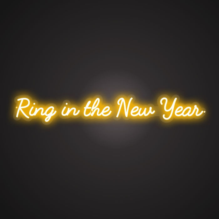 Neon Visual of the Celebratory Gong