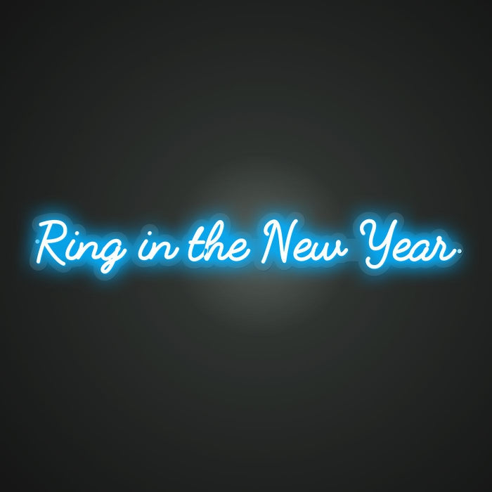 Neon Lightboard for New Year's Arrival