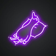 Neon Emblem of Peaceful Slumber