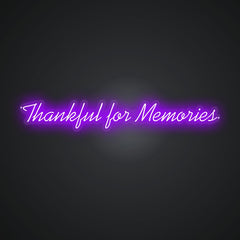 Neon Emblem of Cherished Moments