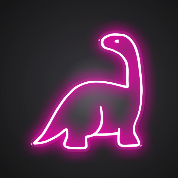 Neon Visual of the Plesiosaur Glow