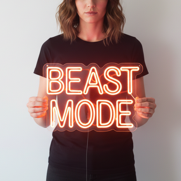 Beast Mode Neon Signs