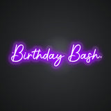 Birthday Bash Neon Sign