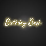 Birthday Bash Neon Sign