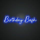 Birthday Bash Neon Sign