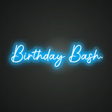 Birthday Bash Neon Sign