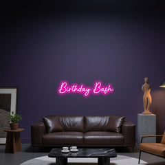 Glowing Neon Party Explosion Display