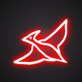 Feuerspeiender Dinosaurier Neonschild