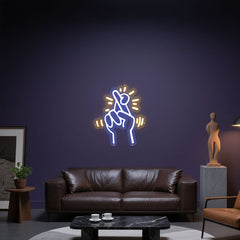 Glowing Neon Profound Affection Display