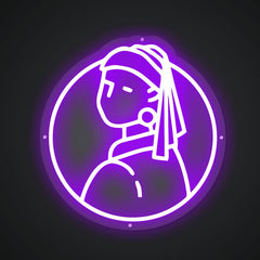 Neon Emblem of the Pearled Maiden