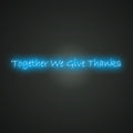 Neon Lightboard for Joint Thanks