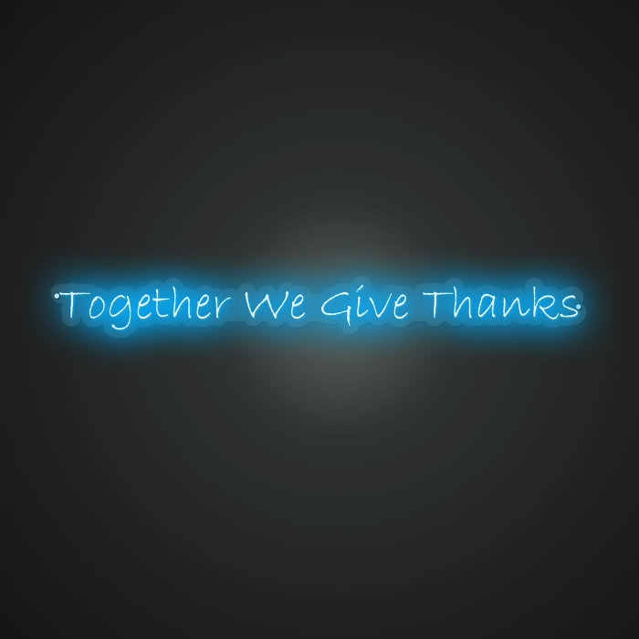 Neon Lightboard for Joint Thanks