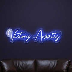 victory-awaits-neon-sign