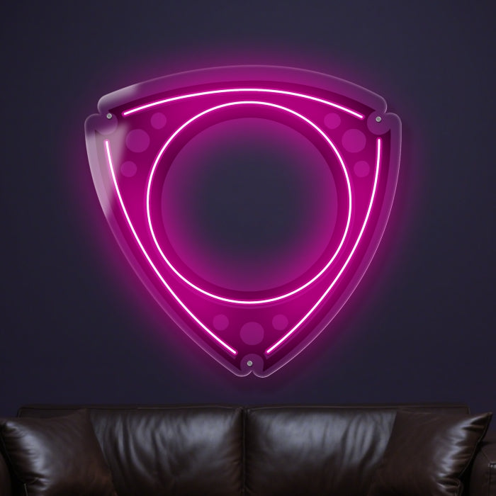 Wankel Engine Neon Sign
