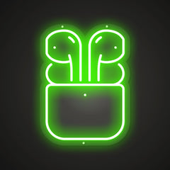 Neon-unwired Wireless headphones Sign