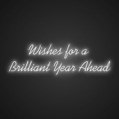 Illuminated Wishes for a Brilliant Year Ahead Neon Aspiration