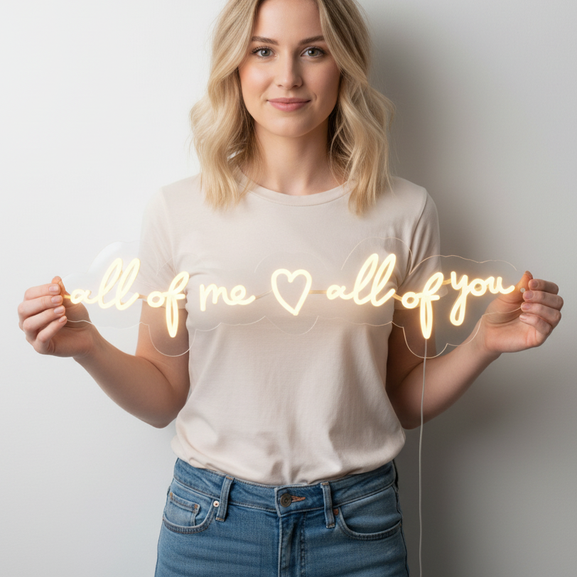 All Of Me All Of You Neon Sign