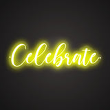 Celebrate Neon Sign